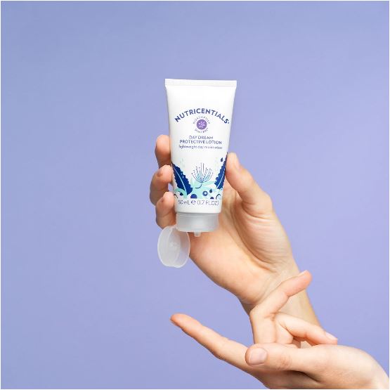 Nutricentials Day Dream Protective Lotion - in hands